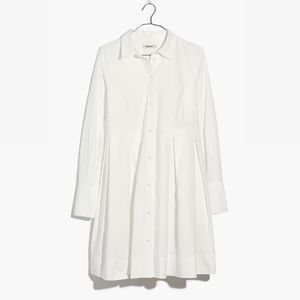 Madewell Cotton Box-Pleat Shirtdress - Size L